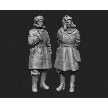 PanzerArt Soviet tank officers in sheepskin coat set