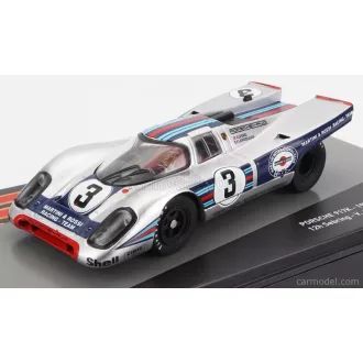   EDICOLA PORSCHE 917K 4.9L TEAM MARTINI RACING N 3 WINNER 12h SEBRING 1971 VIC ELFORD - GERARD LARROUSSE