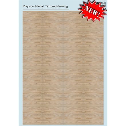 Print Scale Plywood Decal Textured drawing Part 3 matrica