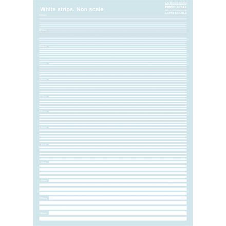 Print Scale White stripes matrica