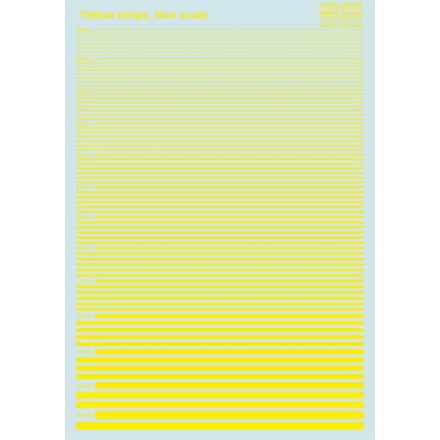 Print Scale Yellow stripes matrica