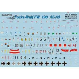 Print Scale Focke-Wulf Fw-190A-2/Fw-190A-9