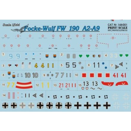 Print Scale Focke-Wulf Fw-190A-2/Fw-190A-9