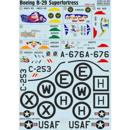 Print Scale Boeing B-29 Superfortress matrica