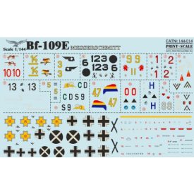 Print Scale Messershmit Me-109 E matrica