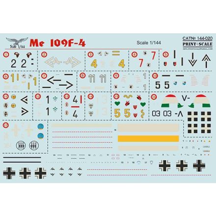Print Scale Messerschmitt Bf-109F-4