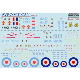Print Scale Avro Vulcan. Part 1 matrica