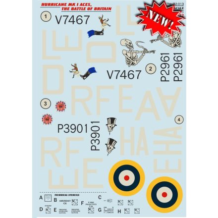 Print Scale Hawker Hurricane Mk.I Aces. The Battle of Britain
