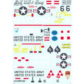 Print Scale Bell UH-1 Huey matrica