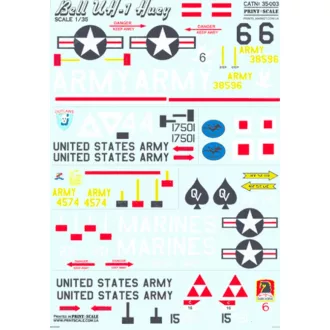 Print Scale Bell UH-1 Huey matrica
