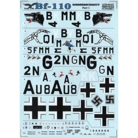 Print Scale Messerschmitt Bf-110 Part.1