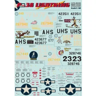 Print Scale Lockheed P-38 Lightning Part 1