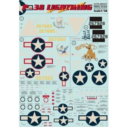 Print Scale Lockheed P-38 Lightning Part 2