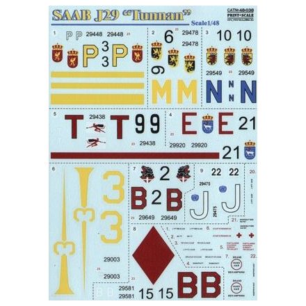 Print Scale Saab J-29A Tunnan