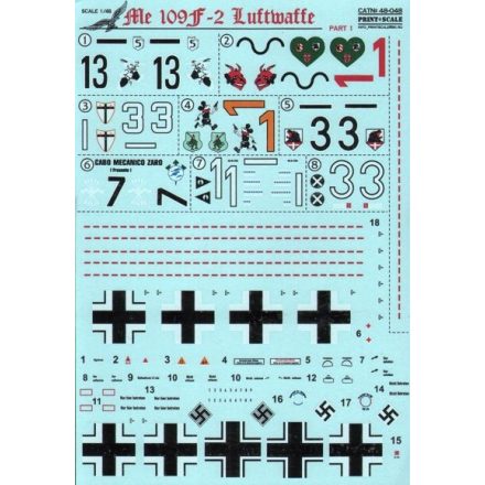 Print Scale Messerschmitt Bf-109F-2 Part 1