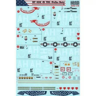   Print Scale McDonnell RF-101C Voodoo TRS "Polka Dots"