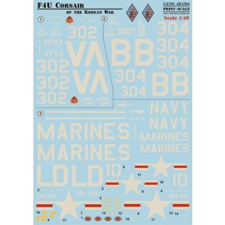Print Scale Vought F4U-4/AU-1 Corsairs Of The Korean War