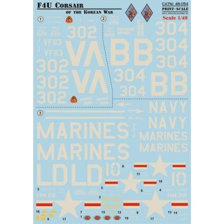 Print Scale Vought F4U-4/AU-1 Corsairs Of The Korean War