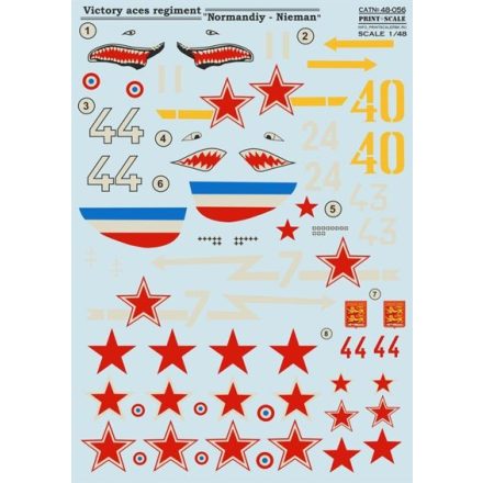 Print Scale Victory aces regiment "Normandie-Nieman"