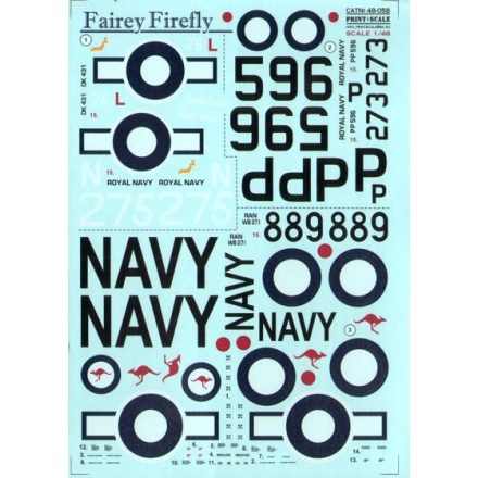Print Scale Fairey Firefly F Mk.I / FR Mk.I