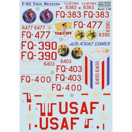 Print Scale North-American F-82 Twin Mustang