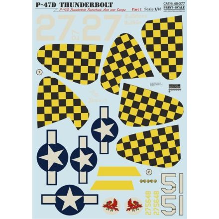 Print Scale Republic P-47D Thunderbolt 'Razorback' Aces over Europe Part 1