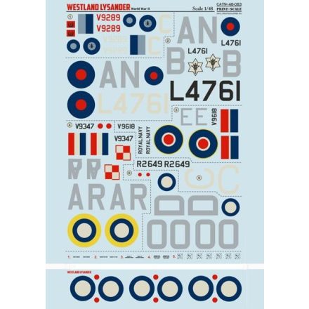 Print Scale Westland Lysander Mk.III