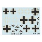 Print Scale Messerschmitt Bf-110C, Bf-110G-2, Bf-110G-4, Part-1