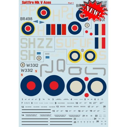 Print Scale Spitfire Mk.V Aces Part-1