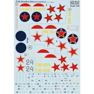 Print Scale bell P-39 Aircobra Aces Part-2 matrica