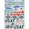 Print Scale Silver Republic F-105D Thunderchiefs in the Vietnam War Part-1 matrica