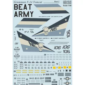 Print Scale Grumman F-14D Tomcat Part 1 matrica