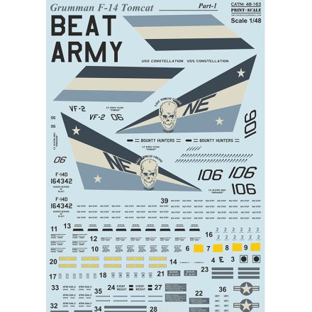 Print Scale Grumman F-14D Tomcat Part 1 matrica