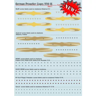   Print Scale Logos of German propellers of World War I Part 1 matrica