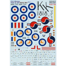   Print Scale North-American F-51 Mustang. Units of the Korean War/ Part 1 matrica
