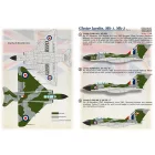 Print Scale Gloster Javelin Part 1 The complete set 2 leaf matrica