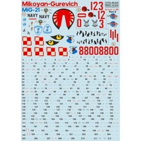 Print Scale MiG-21 Polish Air Force Part 2 matrica