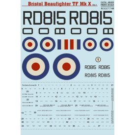 Print Scale Beaufighter Mk.X Part 1 matrica
