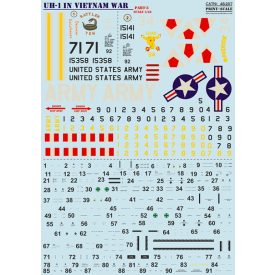 Print Scale UH-1 in Vietnam War Part 3 matrica