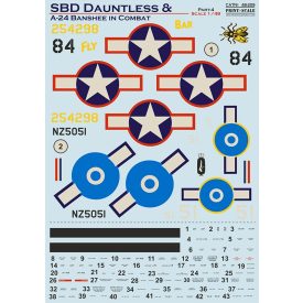   Print Scale SBD Dauntless & Banshee in Combat. Part 4 matrica