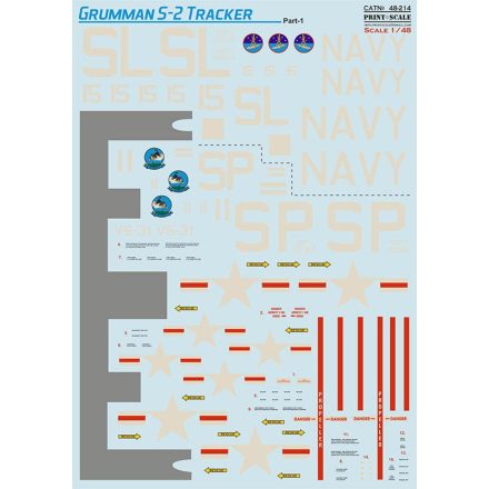 Print Scale Grumman S-2 Tracker Part 1 matrica