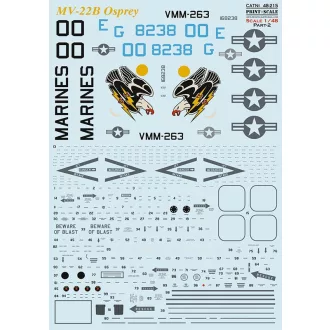 Print Scale MV-22B Osprey Part 2 matrica