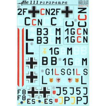 Print Scale Heinkel He-111P-1, He 111P-2, He 111P-4 & He 111P-6