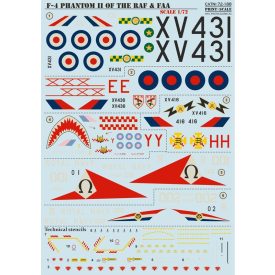 Print Scale McDonnell F-4 PHANTOM II of the RAF & FAA