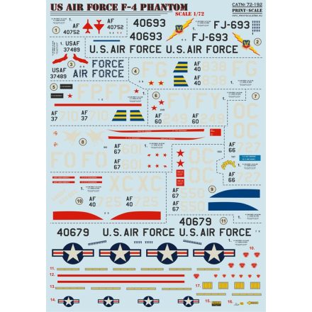 Print Scale US Air Force McDonnell F-4 Phantom