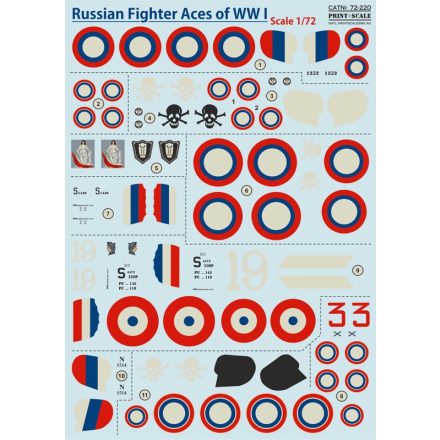 Print Scale Russian Fighter Aces of WWl