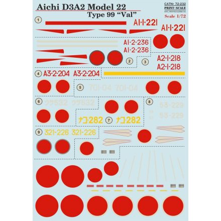 Print Scale Aichi D3A2 Model 22 (Aichi and Showa built aircraft)
