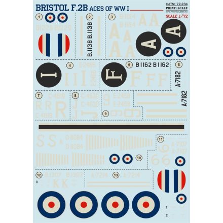 Print Scale Bristol F.2B Fighter Aces of WWI