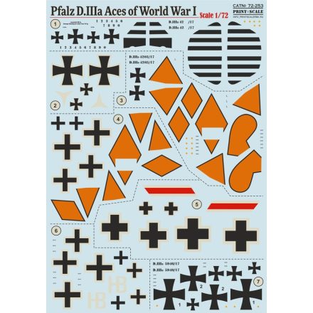 Print Scale Pfalz D.IIIa Aces of World War I