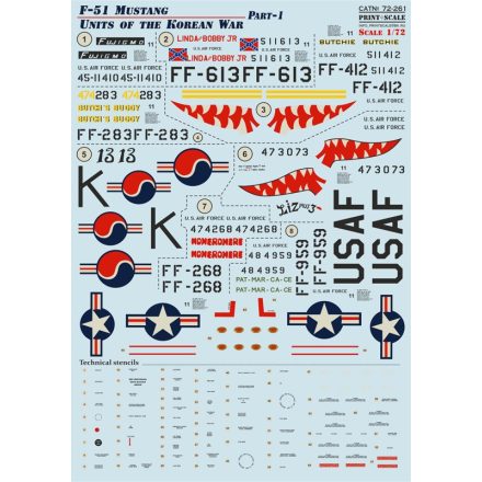 Print Scale North-American F-51 Mustang Korean War